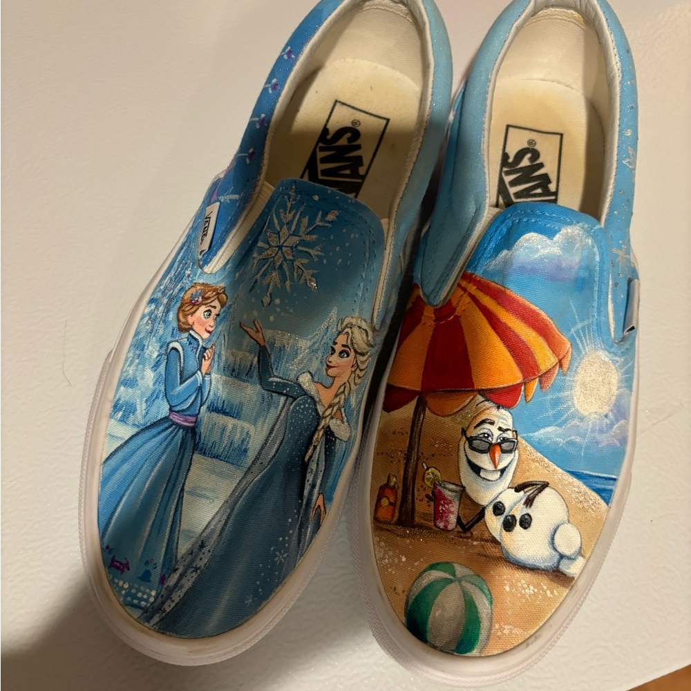 Custom painted frozen vans